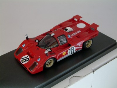 Ferrari 512 M CH 1024 1000 Km Austria 1971 Ecurie Fracorchamps  #18 Pam / M. Casoni - Built 1:43